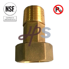 NSF61 approved low lead brass water meter coupling